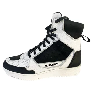 Moto topánky W-TEC Bastige - čierno-biela