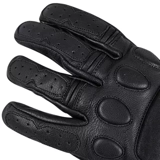 Kožené moto rukavice W-TEC Cherton - čierna