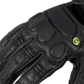 Kožené moto rukavice W-TEC Cherton - čierna