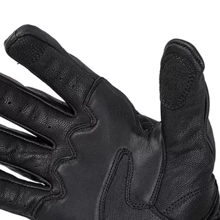 Kožené moto rukavice W-TEC Cherton - čierna
