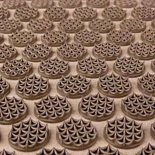 Akupresúrna podložka inSPORTline AKU-2000 72x44x2 cm - béžová