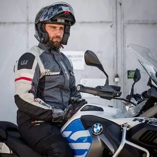 Moto rukavice W-TEC Kaltman - čierno-šedá