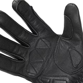 Dámske kožené moto rukavice W-TEC Perchta - čierna