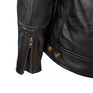 Dámska kožená moto bunda W-TEC Urban Noir Lady - čierna
