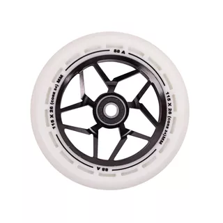 Kolieska LMT L Wheel 115 mm s ABEC 9 ložiskami - čierno-zelená - čierno-biela