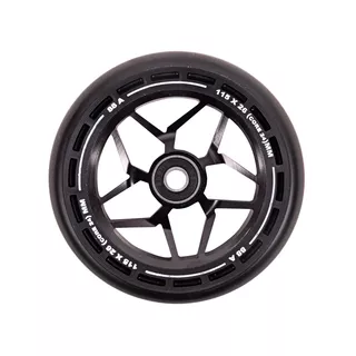 Kolieska LMT L Wheel 115 mm s ABEC 9 ložiskami - čierno-zelená - čierno-čierna