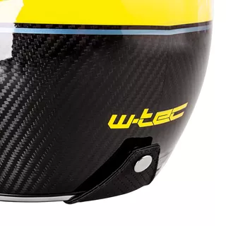 Moto prilba W-TEC Vacabro - 2. akosť - Glossy Carbon