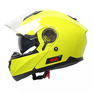 Výklopná moto prilba W-TEC Cullo - fluo žltá