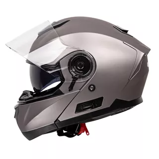 Výklopná moto prilba W-TEC Lanxamo - Matt Black