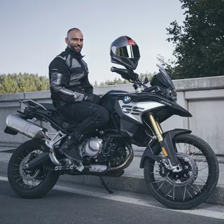 Pánska moto bunda W-TEC Burdys Evo - čierno-šedá