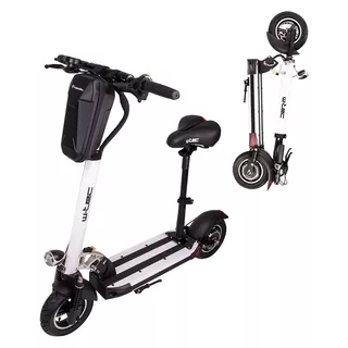 Elektrická kolobežka W-TEC Tenmark III 10" - model 2025 so sedadlom a taškou - biela