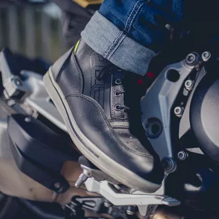 Moto topánky W-TEC Culabus - čierna-fluo