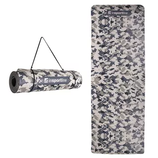 Karimatka inSPORTline Camu 173x61x0,4 cm - šedý maskáč - šedý maskáč