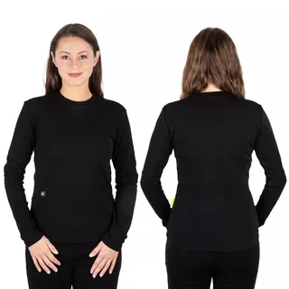 Dámske vyhrievané tričko W-TEC Insulong Lady s 10 000 mAh powerbankou - čierna