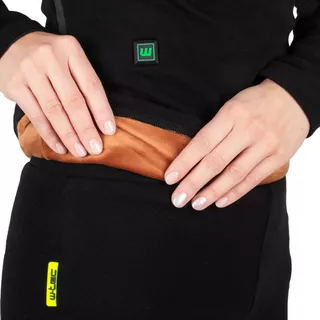 Dámske vyhrievané tričko W-TEC Insulong Lady s 10 000 mAh powerbankou - čierna