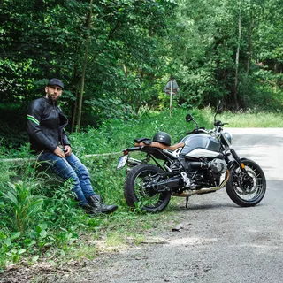 Moto topánky W-TEC Feasel - čierna
