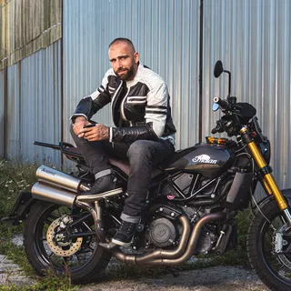 Pánské moto jeansy W-TEC Kancelor - 2. akosť - šedá