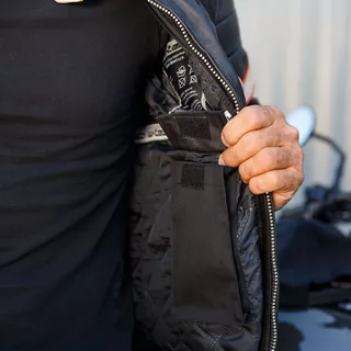 Pánska kožená bunda W-TEC Hellsto - 2.akosť