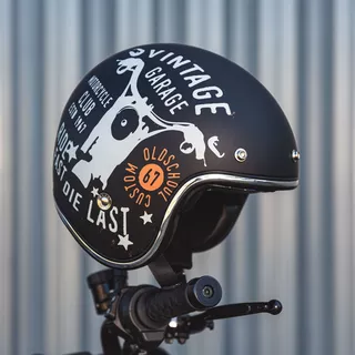 Moto prilba W-TEC Café Racer - 2.akosť - Vintage Stock