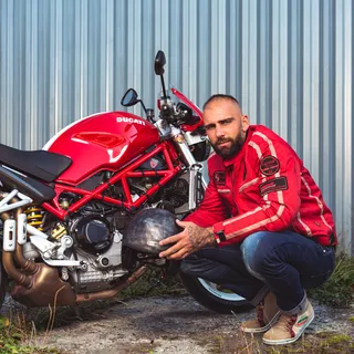 Pánske moto jeansy W-TEC Feeldy - modrá