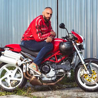 Pánske moto jeansy W-TEC Feeldy - modrá