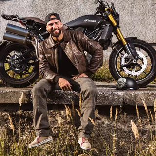 Pánske moto nohavice W-TEC Shoota - tmavo šedá
