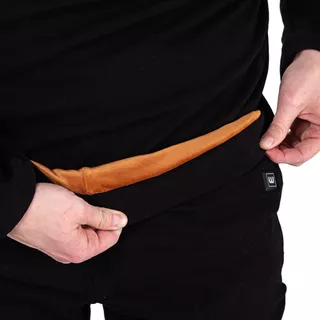 Pánske vyhrievané nohavice W-TEC Insupants s 10 000 mAh powerbankou - čierna