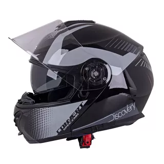 Výklopná moto prilba W-TEC FS-907 P/J - Black Matt