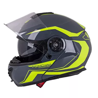 Výklopná moto prilba W-TEC FS-907 P/J - Black Matt