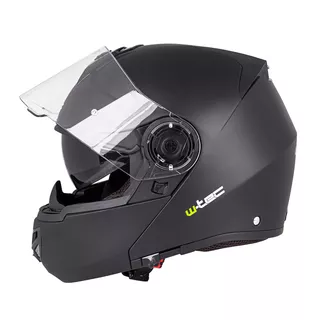 Výklopná moto prilba W-TEC Vexamo PP s Pinlockom - čierno-zelená