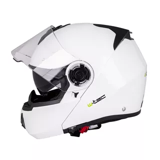 Výklopná moto prilba W-TEC Vexamo PP s Pinlockom - čierno-zelená