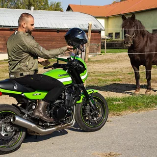 Pánske moto jeansy W-TEC Aredator - 2. akosť - čierna
