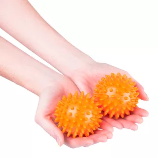 Tuhá masážna loptička inSPORTline Supaiku 2ks