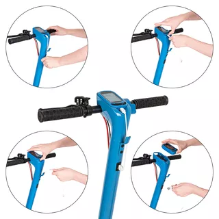 Elektrická kolobežka W-TEC Dalfin 10" - 2.akosť - modrá