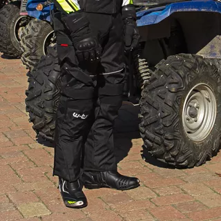 Pánske moto nohavice W-TEC Thollte - Black