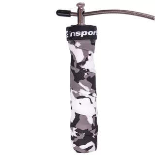 Švihadlo inSPORTline Jumpkamu - white camu