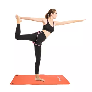 Podložka na cvičenie inSPORTline Aero Advance 120x60x0,9 cm - čierno-šedá