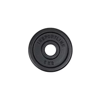Liatinový olympijský kotúč inSPORTline Castblack OL 5 kg 50 mm - 2.akosť