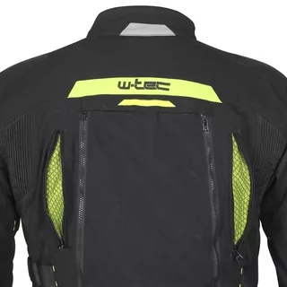 Moto bunda W-TEC Aircross - čierno-zlatá