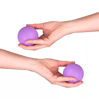 Masážne loptičky inSPORTline Thera 6,5 cm - fialová