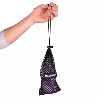 Masážne loptičky inSPORTline Thera 6,5 cm - fialová