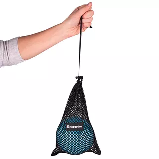 Masážna loptička inSPORTline Thera 12 cm - modrá