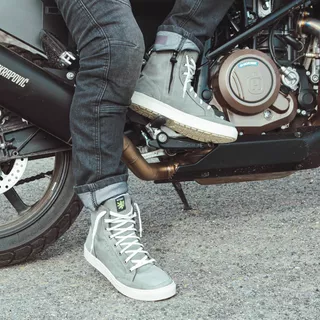 Moto topánky W-TEC Filipo - svetlo šedá