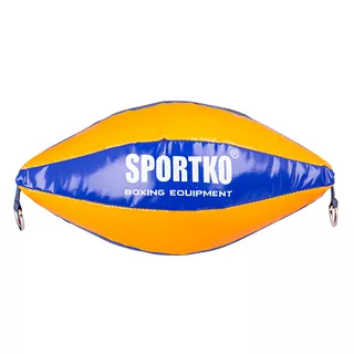 Boxovacie vrece SportKO GP2 22x40cm / 4,5kg - žlto-modrá