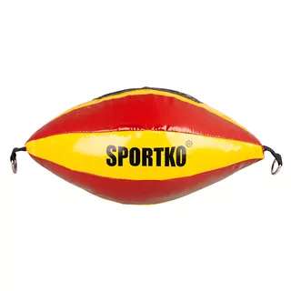 Boxovacie vrece SportKO GP2 22x40cm / 4,5kg - žlto-modrá