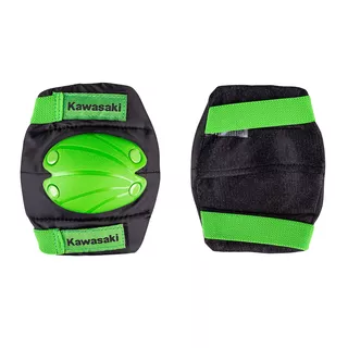 Súprava detských chráničov Kawasaki Purotek - zelená
