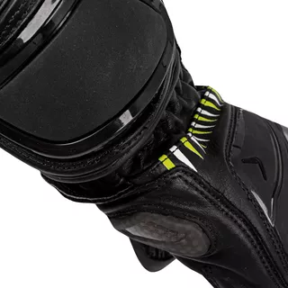 Moto rukavice W-TEC Evolation - čierno-bielo-fluo