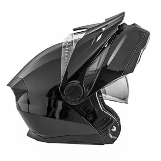 Výklopná enduro prilba W-TEC Biscaia P/J - čierna- lesk