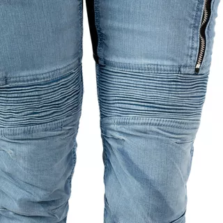 Dámske moto jeansy W-TEC Grandea EVO - modrá