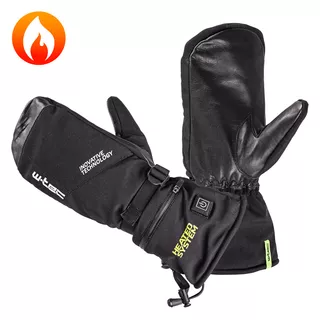 Vyhrievané palčiaky W-TEC HEATster 2x2000 mAh - 2. akosť - čierna
